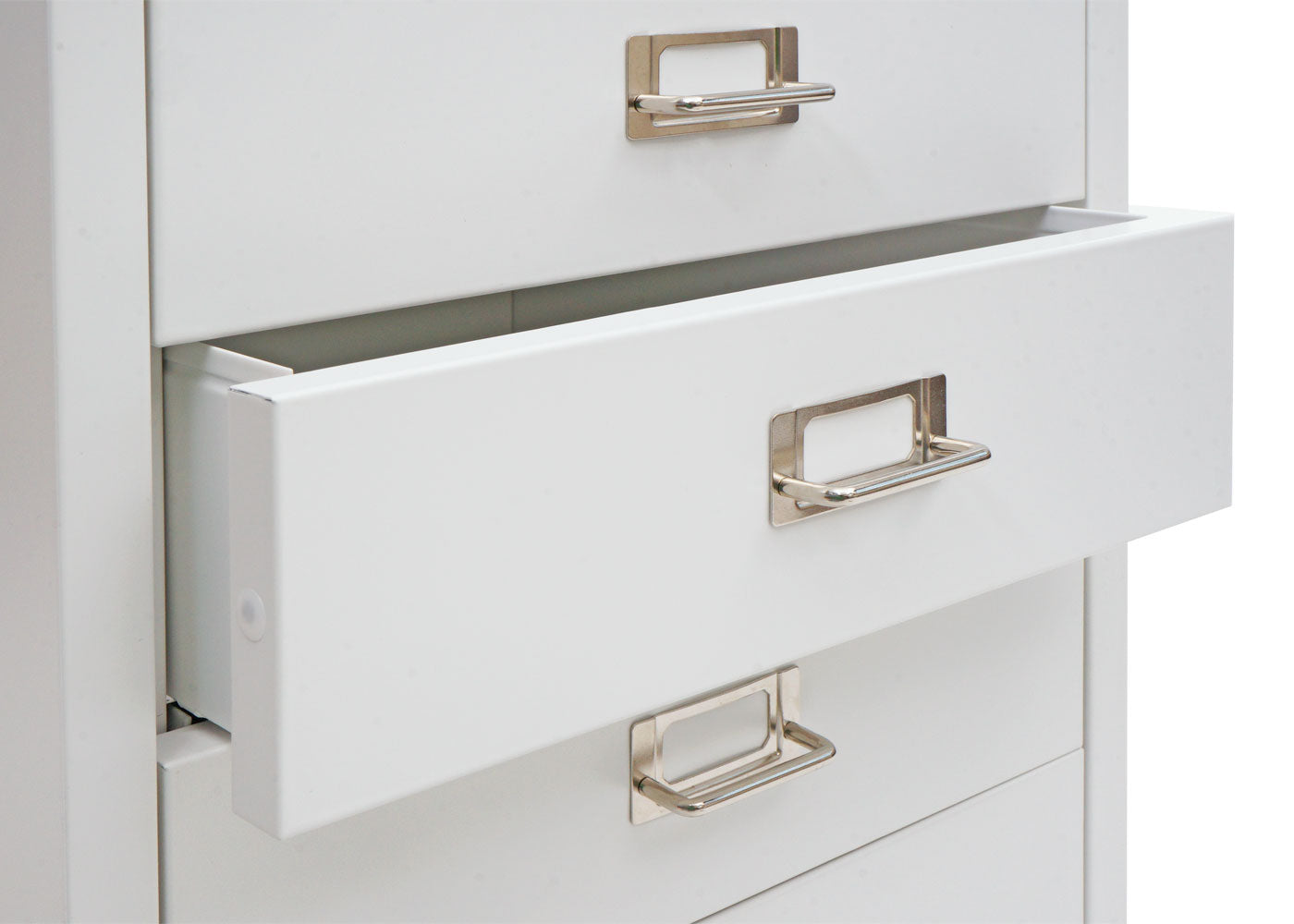 Verrijdbare ladekast MCW-L49, stalen ladekast archiefkast, metaal 75x40x41cm 6 laden ~ wit