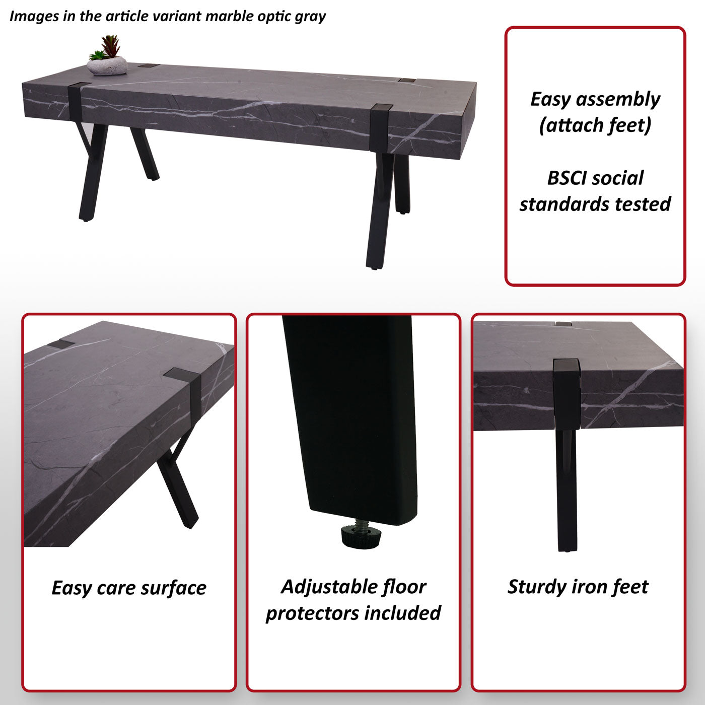 TV-rek MCW-L54, TV-tafel lowboard TV-tafel, metaal 42x120x40cm ~ donker wild eiken