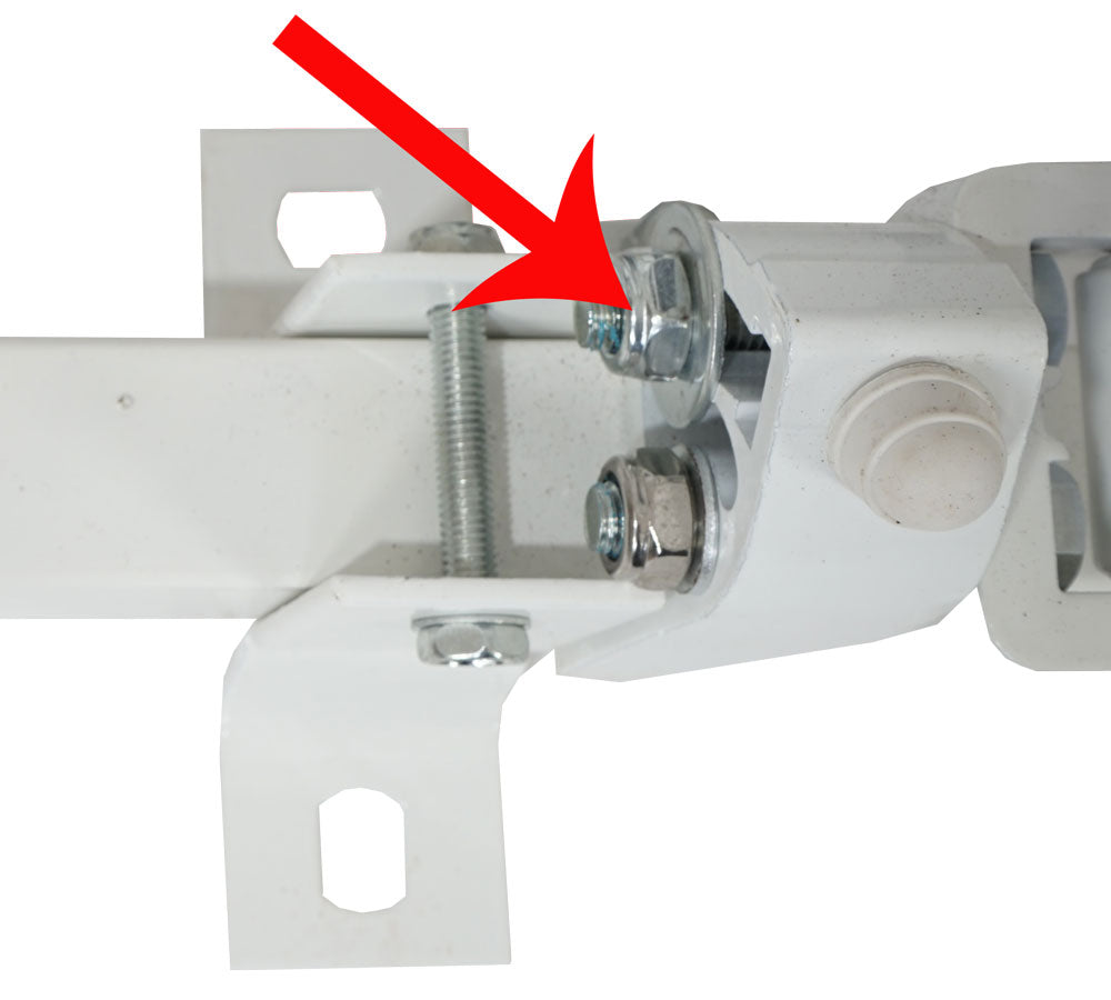 Aluminium zonnescherm MCW-E49, klaparm zonnescherm zonwering 2,5x2m ~ Polyester crème