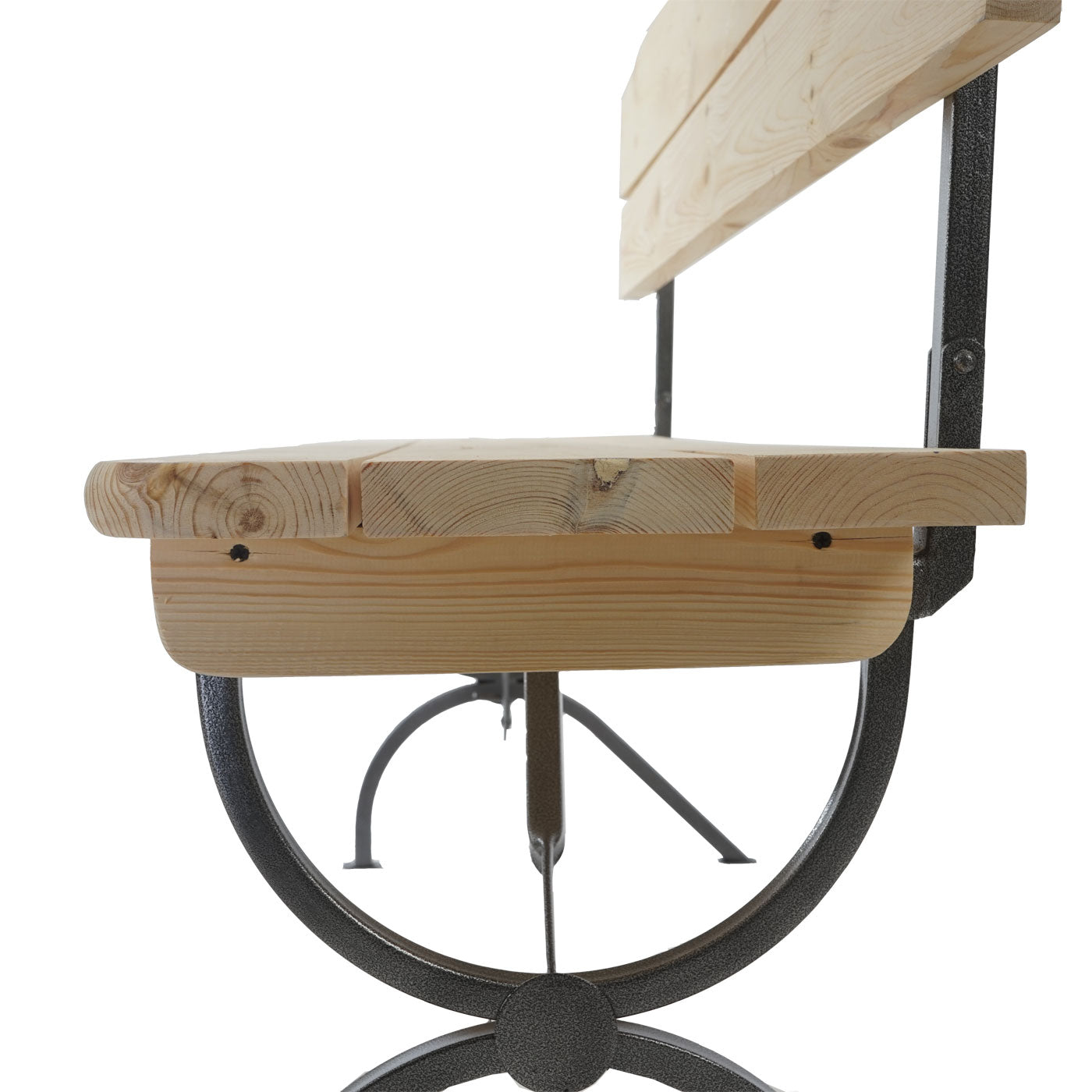 Set van 2 banken met rugleuning voor biertafelset Linz feesttent, naturel ~ 180 cm