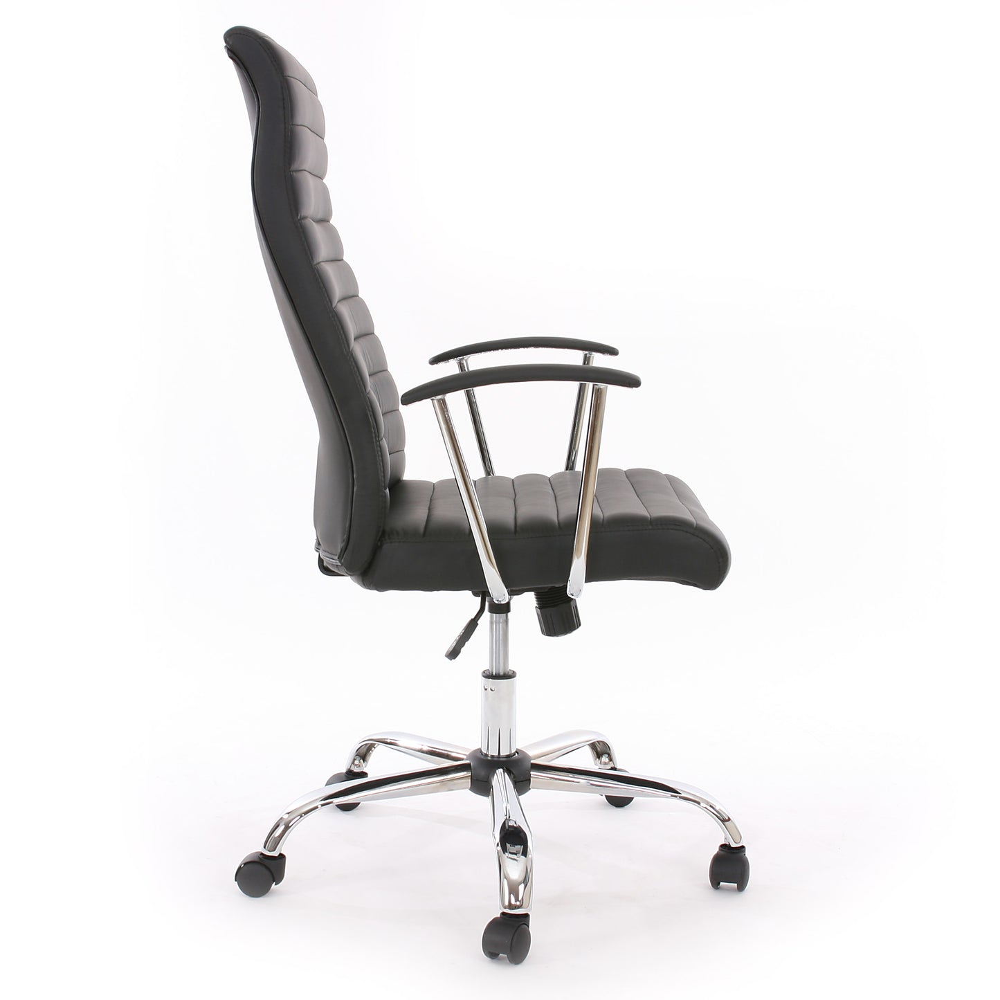 Bureaustoel Cagliari, bureaustoel bureaustoel directiestoel, kunstleer ~ zwart