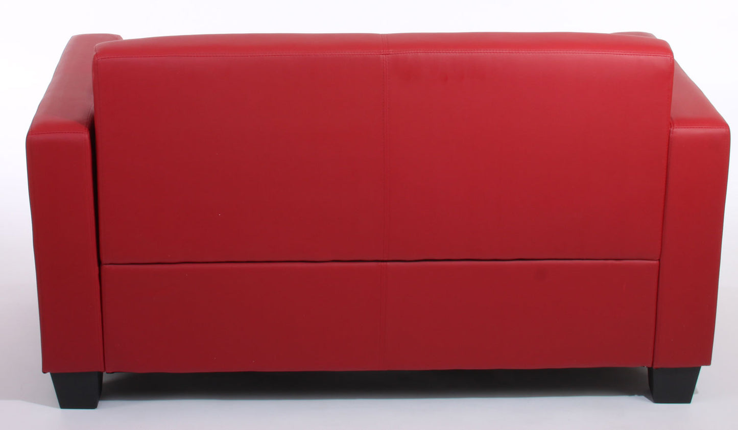 Bankstel Bankstel 2x 2-zitsbank Lyon kunstleer ~ rood