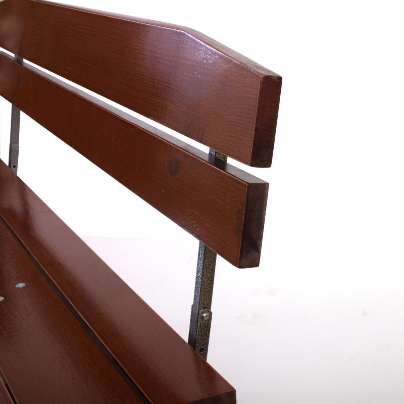 Set van 2 banken met rugleuning voor biertafelset Festzeltgarnitur Linz ~ 150 cm