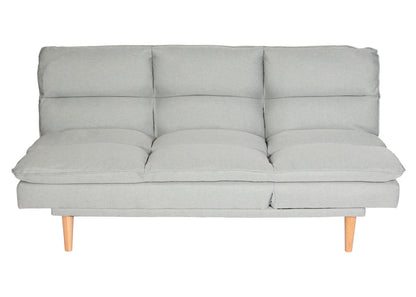 Slaapbank MCW-M79, slaapbank voor gasten, slaapfunctie ligoppervlak 180x110cm ~ stof/textiel mintgrijs