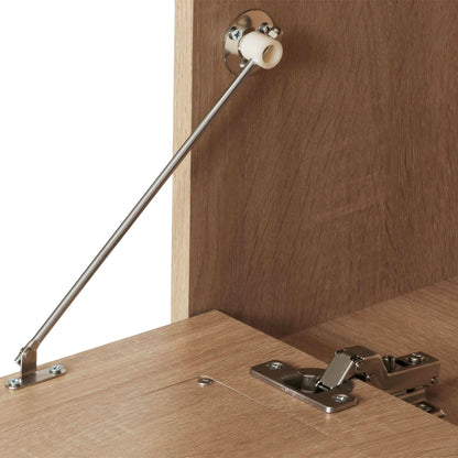 TV-rek MCW-M38, lowboard TV-tafel TV-meubel ladekast, lade deur, Kubu rotan hout 56x140x41cm eiken-look