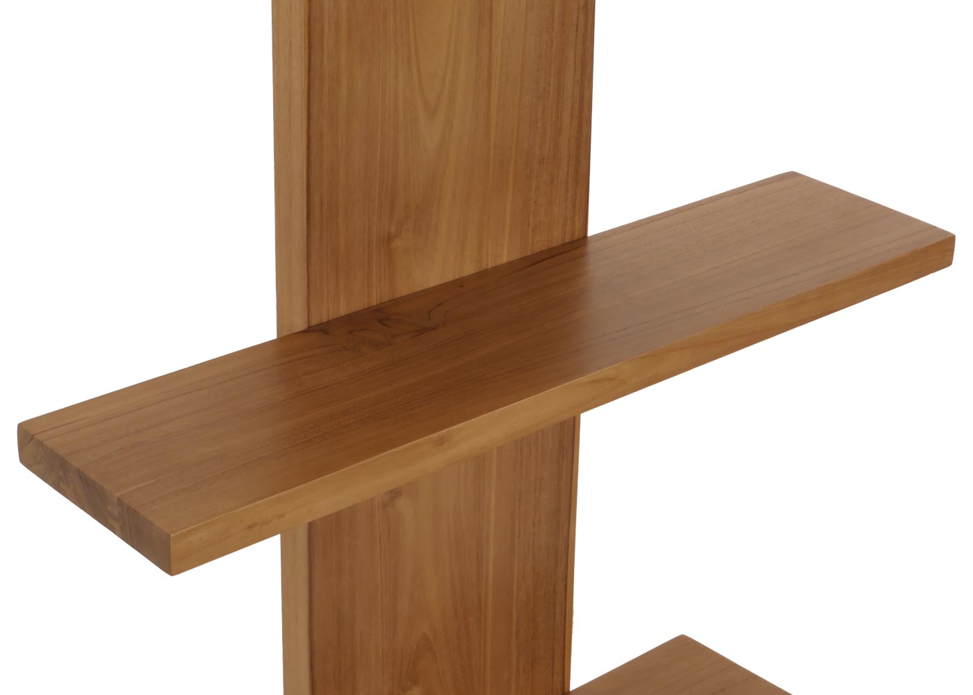 Teak wandplank MCW-M72, badkamerplank Hangplank, hoogwaardige B-kwaliteit teak (kernhout, 20-30 jaar), 51x56x15cm