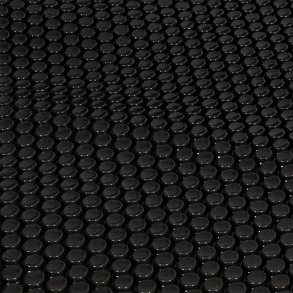 Zwembadafdekking Warmtezeil Afdekzeil Zonnezeil Zonnezeil, dikte: 400 µm ~ rond 4,57m zwart