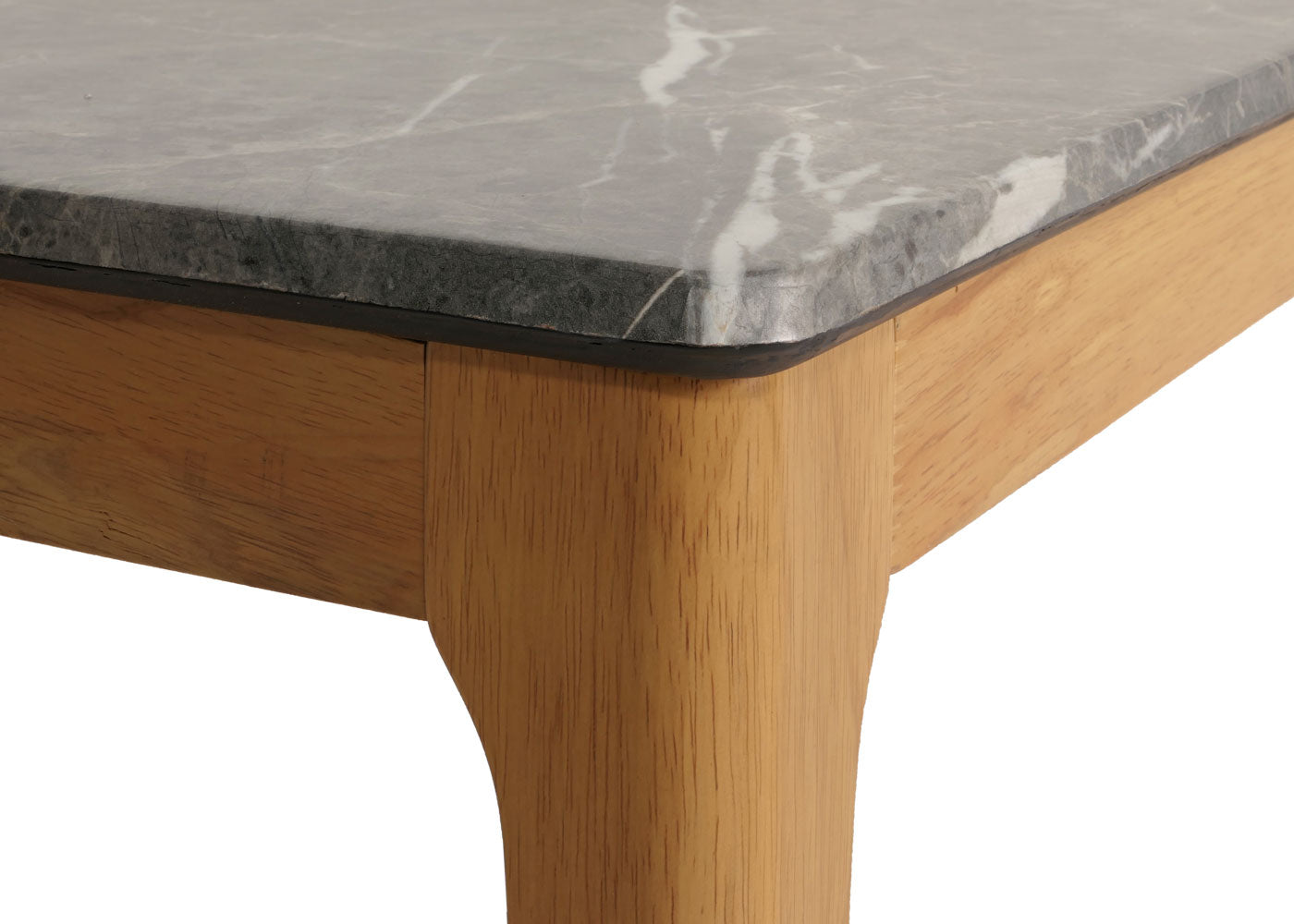 Salontafel MCW-M55, bijzettafel sofatafel, massief hout HDF laminaat melamine 46x120x70cm, marmeren/steen look lichte poten