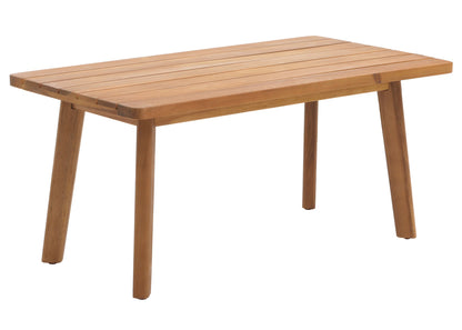 Tuinset MCW-N46, loungeset tuin loungebank fauteuil tafel, hout acacia MVG-gecertificeerd ~ kussens crème