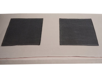 Kussen voor bank, bankkussen zitkussen wasbaar, stof/textiel 213x64cm ~ lichtbruin