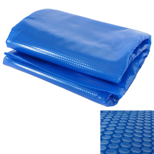 Zwembadafdekking Warmtezeil Afdekzeil Zonnezeil Zonnezeil, dikte: 200 µm ~ rechthoekig 10x5m blauw