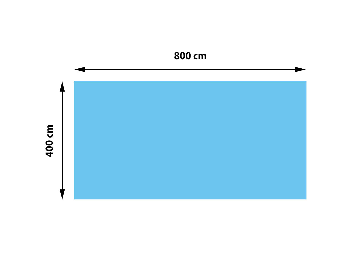 Zwembadafdekking Warmtezeil Afdekzeil Zonnezeil Zonnezeil, dikte: 200 µm ~ rechthoekig 8x4m blauw