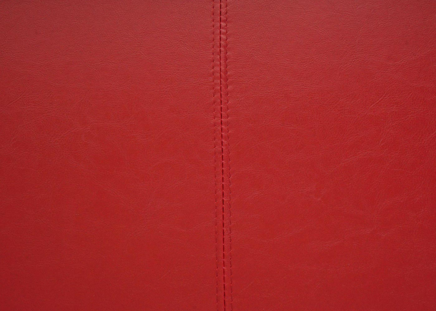 Bank Gestoffeerde bank Bank M37 kunstleer ~ 180x43x49 cm glanzend rood, donkere poten