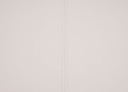 Bank Gestoffeerde bank Bank M37 kunstleer ~ 120x43x49 cm crème, donkere poten