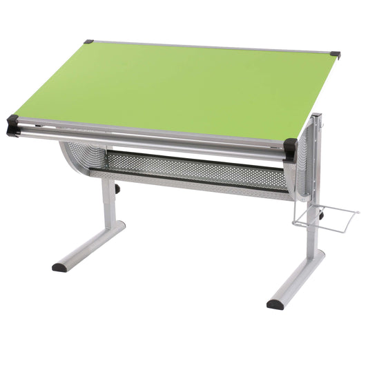 Bureau voor kinderen/jongeren Bureau voor scholen Bureau voor kantoren Oxford, in hoogte verstelbaar, kantelbaar ~ groen