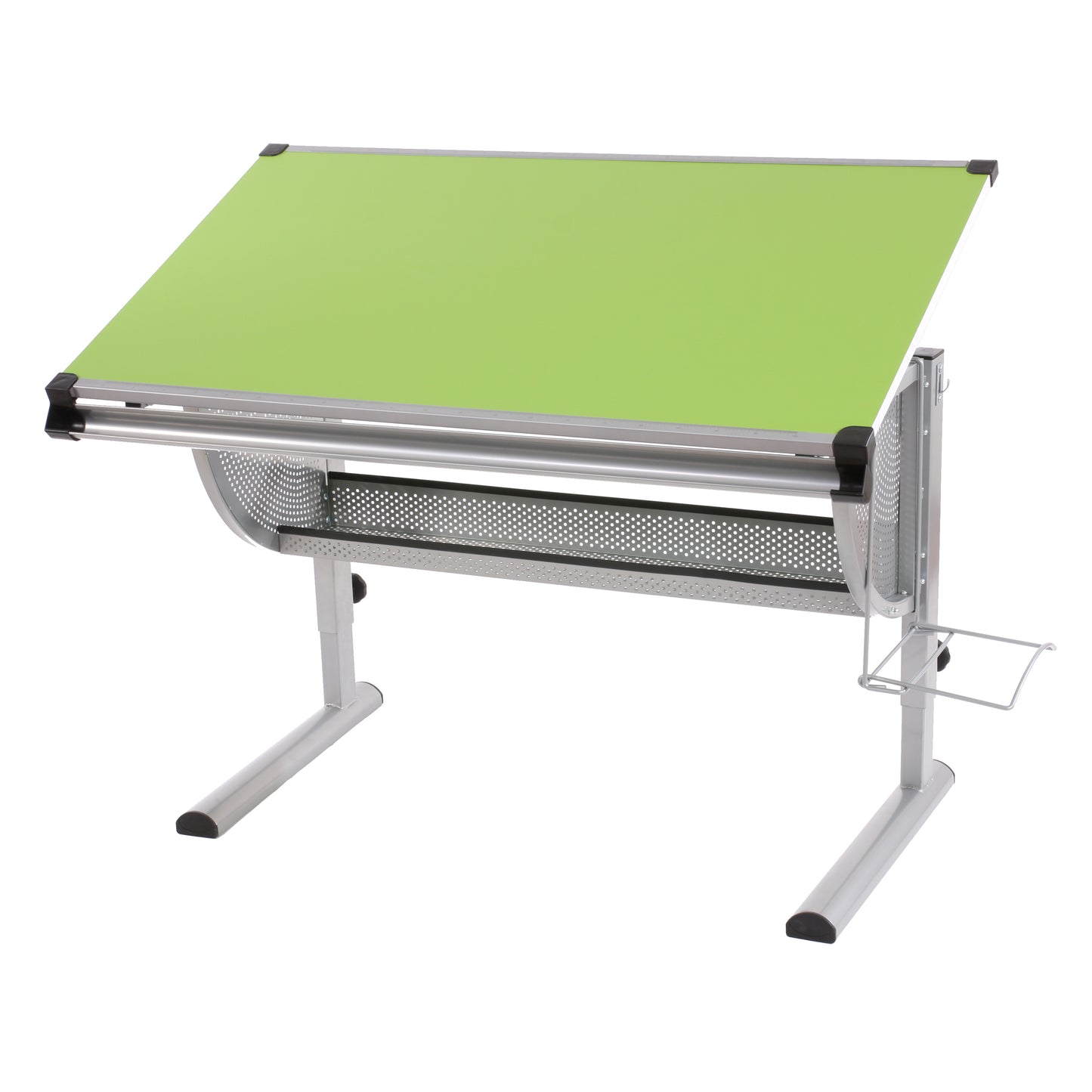 Bureau voor kinderen/jongeren Bureau voor scholen Bureau voor kantoren Oxford, in hoogte verstelbaar, kantelbaar ~ groen