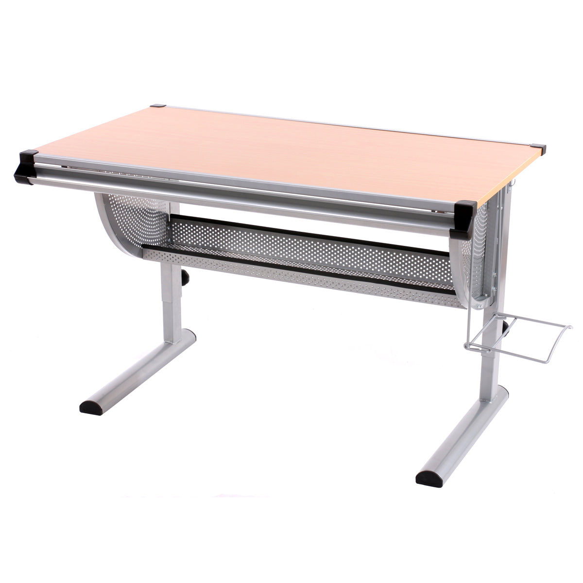 Bureau voor kinderen/jongeren Bureau voor studenten Bureau voor kantoor Oxford, in hoogte verstelbaar, kantelbaar ~ naturel, beuken
