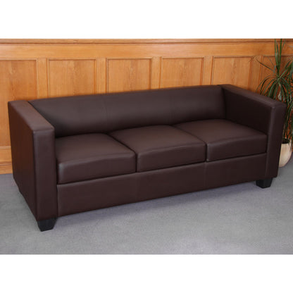 3-1-1 Bankstel Bankstel Loungebank Lille ~ kunstleer, koffie