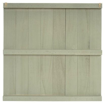 Wandbord Dance, decoratief houten bord, shabby-look vintage 60x60cm ~ groen