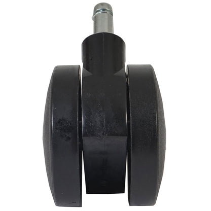 Set van 5 universele wielen T533, bureaustoelwielen, 150 kg draagvermogen, zware uitvoering Ø 11mm