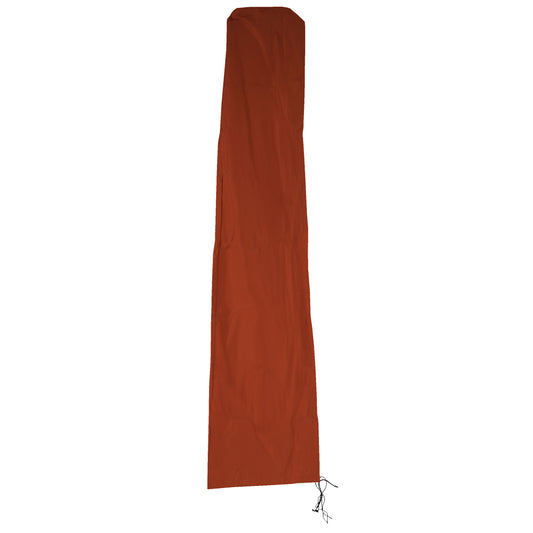 Beschermhoes MCW voor zweefparasol tot 3,5 m, hoes met rits ~ terracotta
