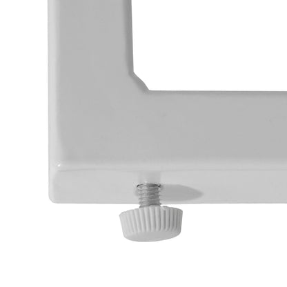 Kos T576 salontafel, woonkamertafel, 40x110x60cm MVG-gecertificeerd ~ eiken, lichtgekleurde metalen poten