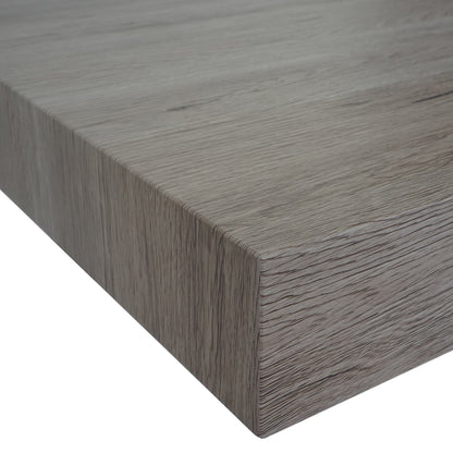 Salontafel Kos T576, woonkamertafel 40x110x60cm MVG-gecertificeerd ~ San Remo, donkere metalen poten