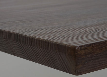 Kos T577 salontafel, woonkamertafel, 40x110x60cm MVG-gecertificeerd ~ Bruin eiken, donker metalen poten