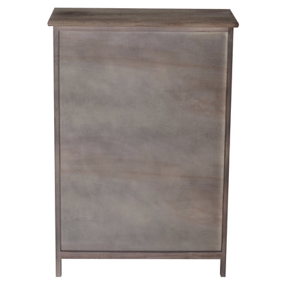 Ladekast Ermelo, ladekast met legplank, shabby-look vintage MVG-gecertificeerd 87x60x30cm ~ bruin