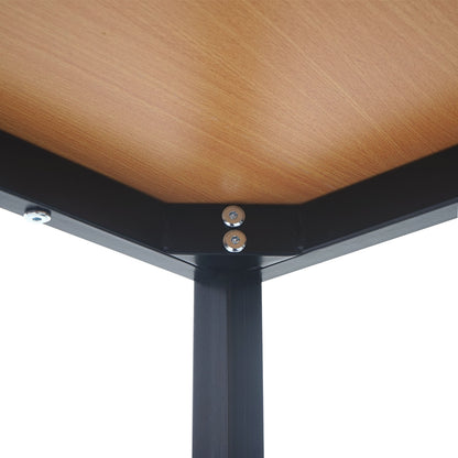 Bureau Braila, vergadertafel bureautafel seminarietafel, 120x80cm MDF ~ beuken look