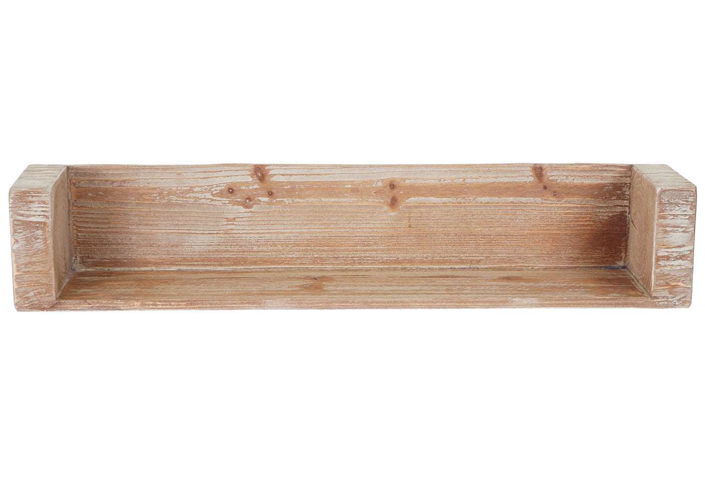 Wandplank MCW-A15, hangende boekenkast, massief rustiek dennenhout MVG-gecertificeerd ~ 60cm