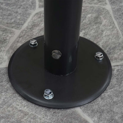 Pergola MCW-A41, tuinpaviljoen luifel, stevig 6cm stalen frame ~ 4x4m antraciet