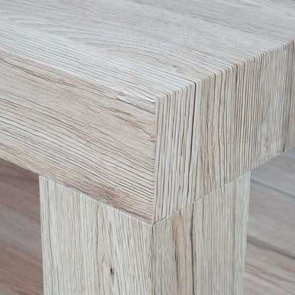 Salontafel MCW-A32, woonkamertafel, 3D structuur 40x110x60cm MVG-gecertificeerd ~ sanremo eiken look