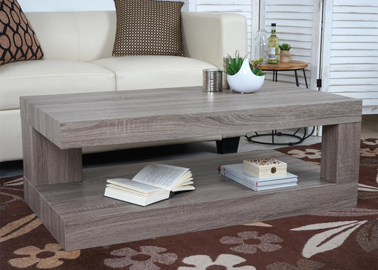 Salontafel MCW-A32, woonkamertafel, 3D structuur, 40x110x60cm MVG-gecertificeerd ~ donkere eik-look