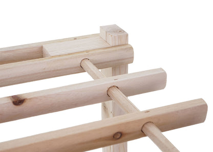 Schoenrek MCW-B52 Schoenrek Schoenstandaard Houten plank Staande plank ~ 3 planken