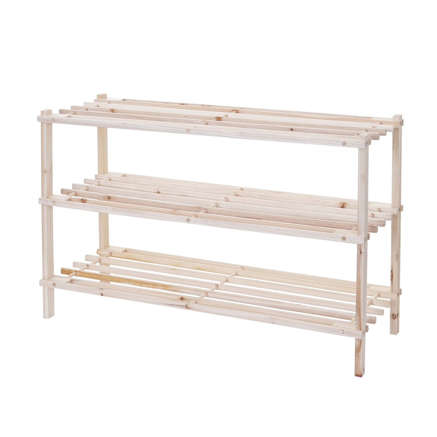 Schoenrek MCW-B52 Schoenrek Schoenstandaard Houten plank Staande plank ~ 3 planken
