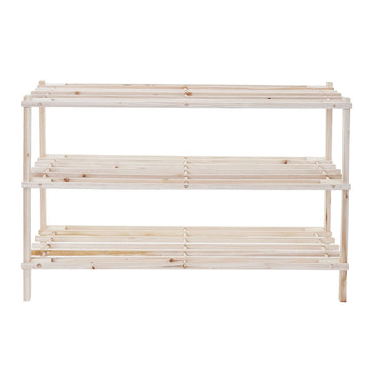 Schoenrek MCW-B52 Schoenrek Schoenstandaard Houten plank Staande plank ~ 3 planken