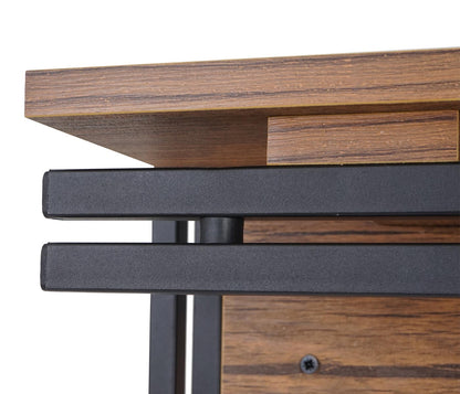 Wandkapstok MCW-A27, kapstokplank, 4 haken 24x75x24cm 3D structuur ~ Wilde eik look