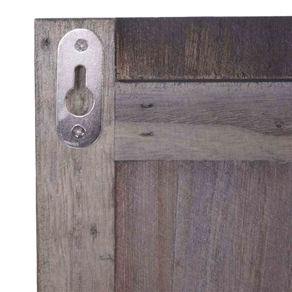 Wandkapstok MCW-C89 met prikbord, kapstokpaneel, shabby look vintage, 8 haken 91x60cm ~ donkergrijs, shabby