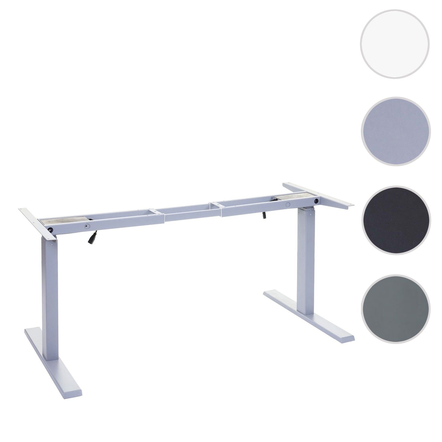 Frame MCW-D40, variabel tafelframe voor bureau, elektrisch in hoogte verstelbaar Memory 29kg ~ grijs