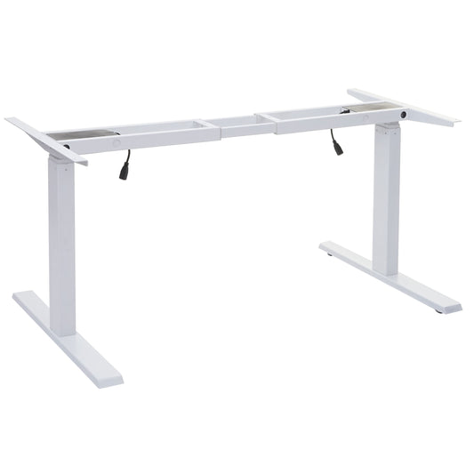 Frame MCW-D40, variabel tafelframe voor bureau, elektrisch in hoogte verstelbaar Geheugen 29kg ~ wit