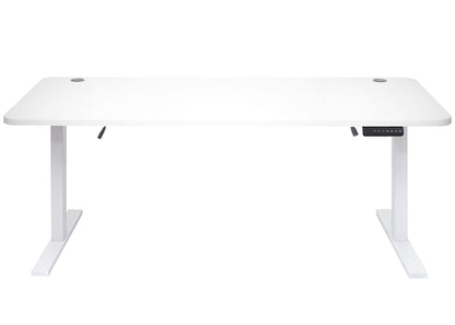 Bureau MCW-D40, computerbureau, elektrisch in hoogte verstelbaar 160x80cm 53kg MVG ~ wit, wit