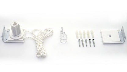 Set van 4 rolgordijnen MCW-D52, raamrolgordijn zijtrekgordijn, 120x230cm ondoorzichtig zonwering ~ crème