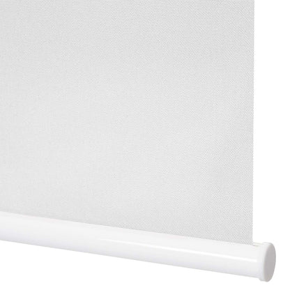 Rolgordijn MCW-D52, raamrolgordijn zijtrekgordijn, 120x230cm zonwering verduisterend ondoorzichtig ~ wit