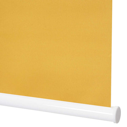 Set van 2 rolgordijnen MCW-D52, raamrolgordijn zij-trekgordijn, 120x230cm ondoorzichtige zonwering ~ geel