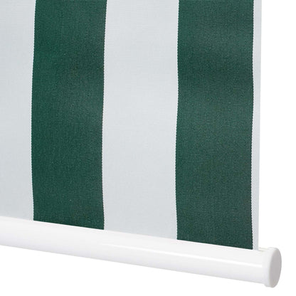 Set van 2 rolgordijnen MCW-D52, raamrolgordijn zij-trekgordijn, 120x230cm ondoorzichtige zonwering ~ groen/wit