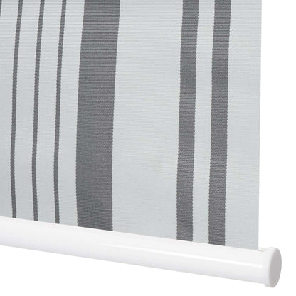 Set van 4 rolgordijnen MCW-D52, raamrolgordijn zijtrekgordijn, 120x230cm ondoorzichtige zonwering ~ grijs/wit