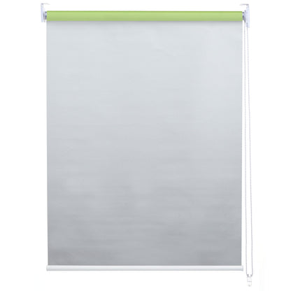 Set van 4 rolgordijnen MCW-D52, raamrolgordijn zijtrekgordijn, 120x230cm ondoorzichtige zonwering ~ lichtgroen