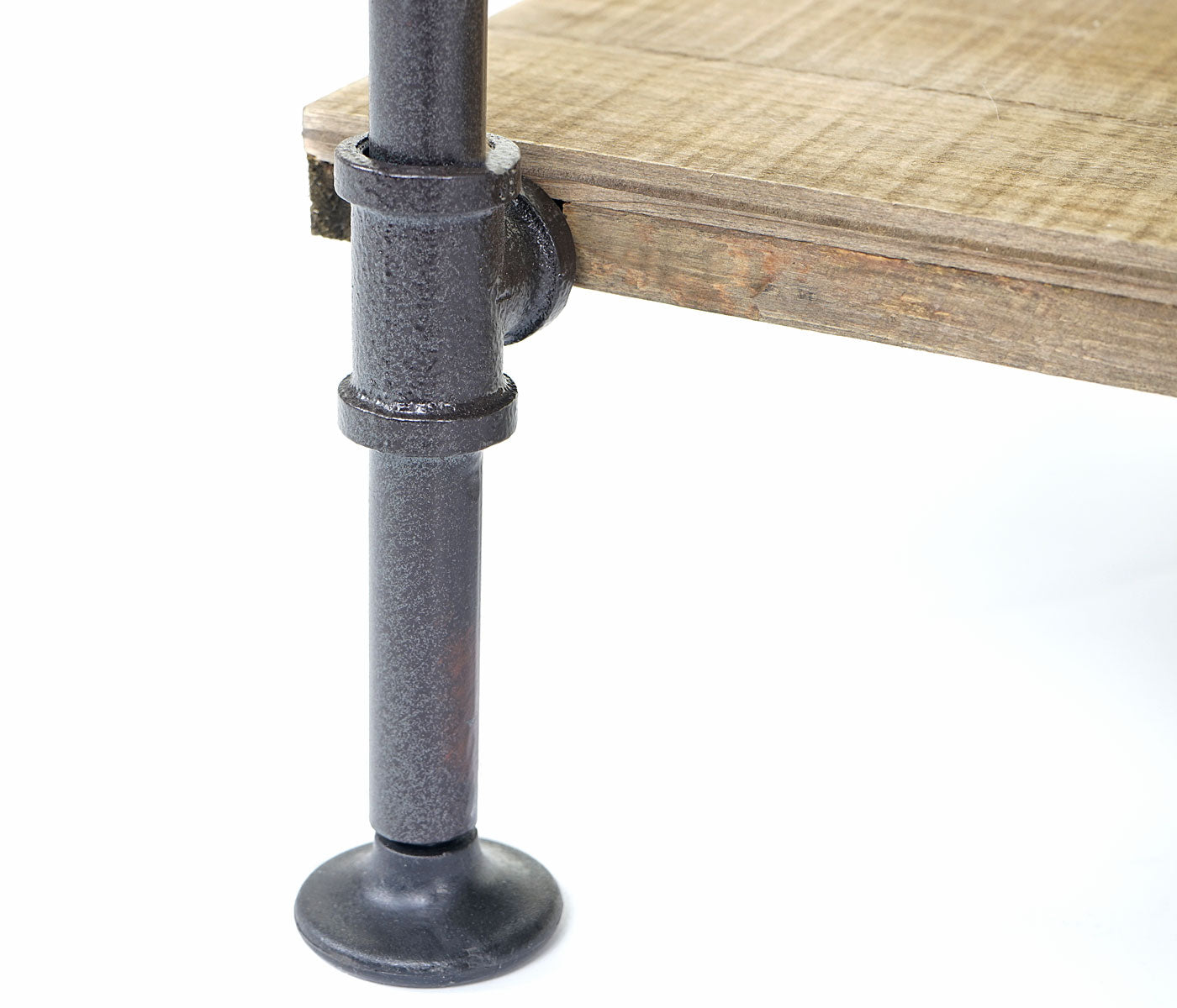 Staande plank MCW-D96, boekenplank woonkamer plank opslag plank, industrieel ontwerp 4 niveaus hout metaal 156x60x40cm