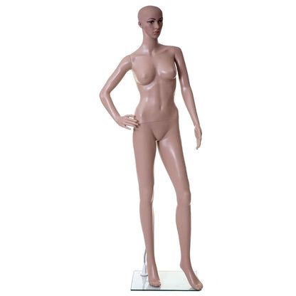 Mannequin MCW-E37, vrouwelijke vrouw mannequin paspop kleermaker mannequin, levensgroot verplaatsbaar 175cm